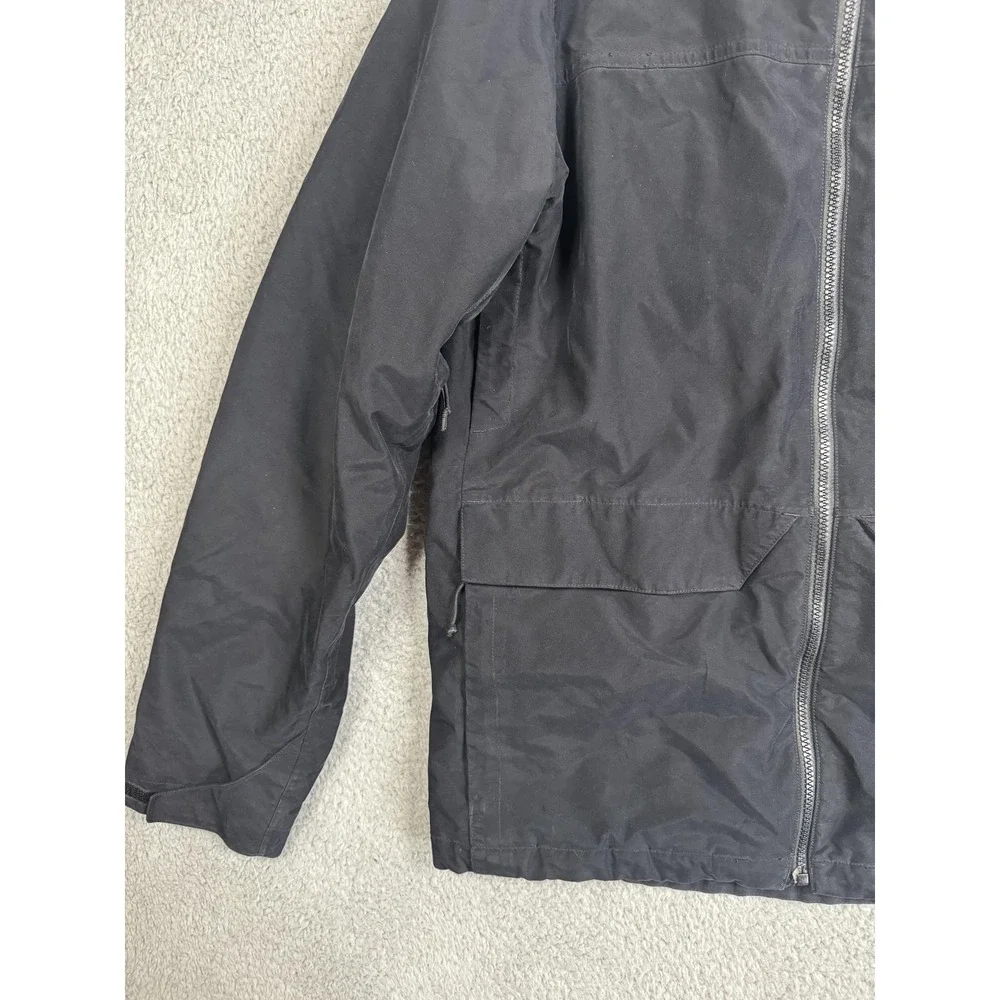 The North Face Jacket Mens‎ Medium Black Hooded Insulated Pit Zips NF0A2TC6